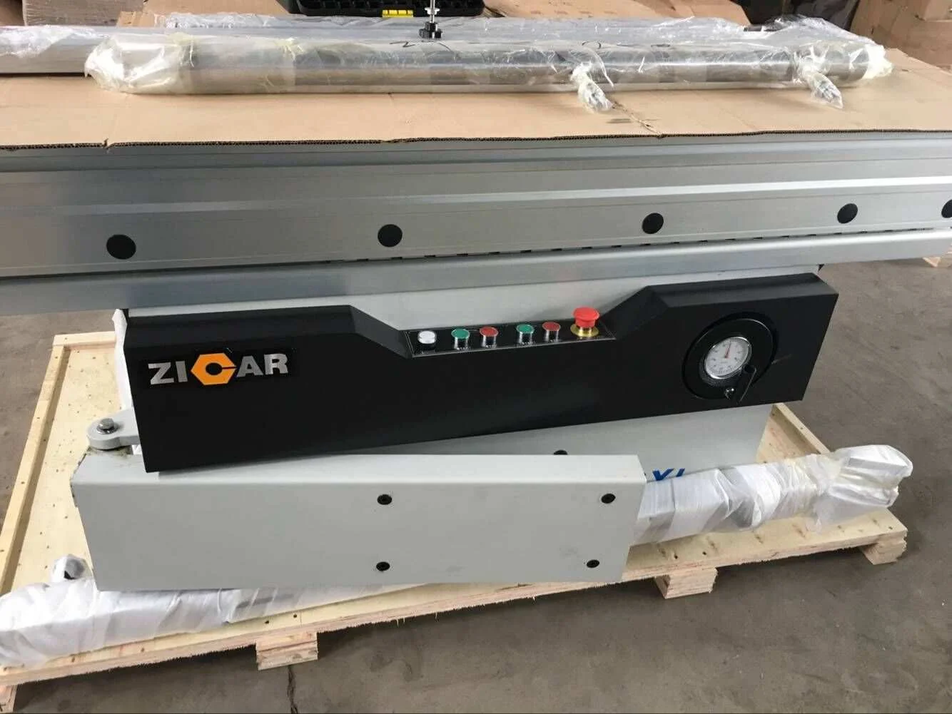ZICAR OEM Portable Small Sliding Table Saw 1.6 Meters Mini Woodworking Panel Saw Machine for Carpenter Making Furniture
