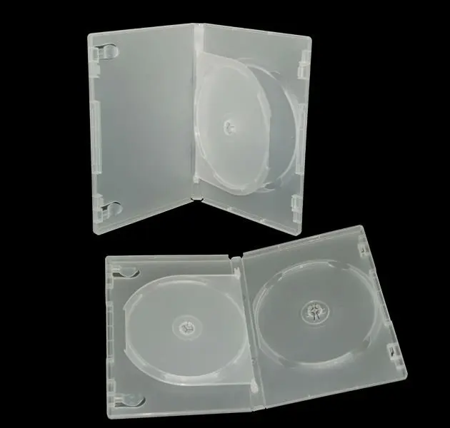 Custom Multi Disc Protection DVD Case 3/4/5/6/8/10 Disc 7/9/11/14/22/27/28/33mm  Plastic DVD Boxes