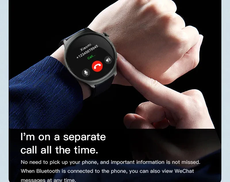 New Trend Stainless Steel Metal Leather Strap Connected Reloj Inteligente Hombre SmartWatch Wireless Charger Smart Watch for Men