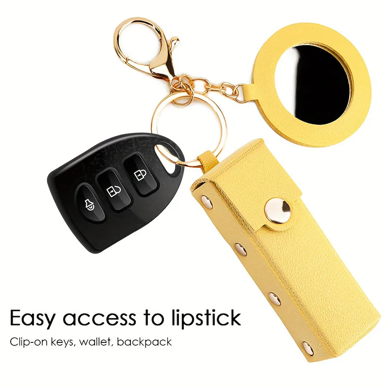 【COOR】 Patent Lip Case Keyring / 追跡付 ZSPEC Chrome & Colored Keychain, Style: Nissan Z32 300zx