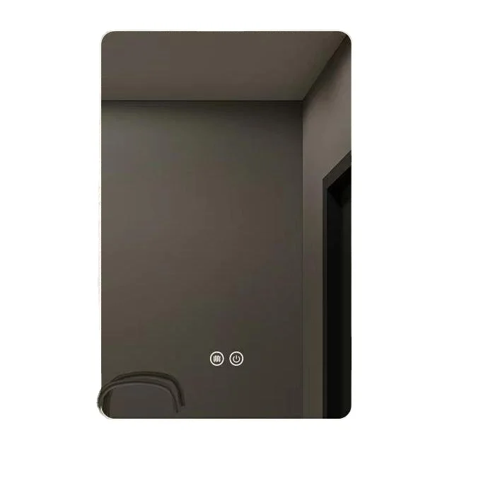 Manufacturer Ai LED Rectangle Mirror 60*80 Backlit Led Light Smart Mirror Touch Screen Led Mirror Bathroom