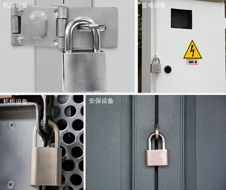 YH1119 40-70MMヘビーデューティー鉄製南京錠安全ドアロック大型鉄製