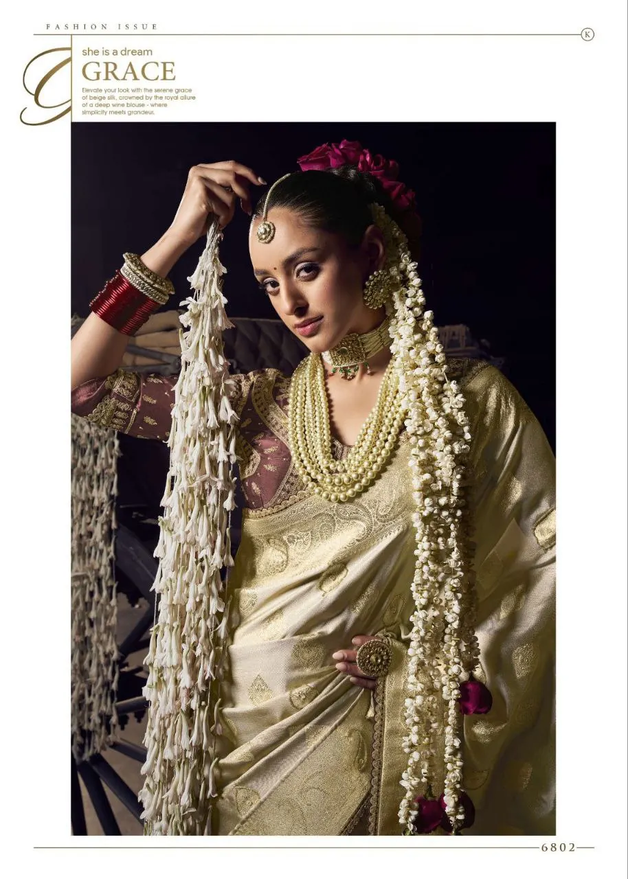 Pure Viscose Tissue with Hand worked Pallu  Contrast Designer Embroidered heavy Blouse Indian party wear ladies women wear sari