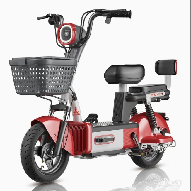 product-1-1 Electric Bike Adult 48V 350W Lead Acid Battery Max Speed 25 - 35km/h Electric E Bike Electric Bicycle