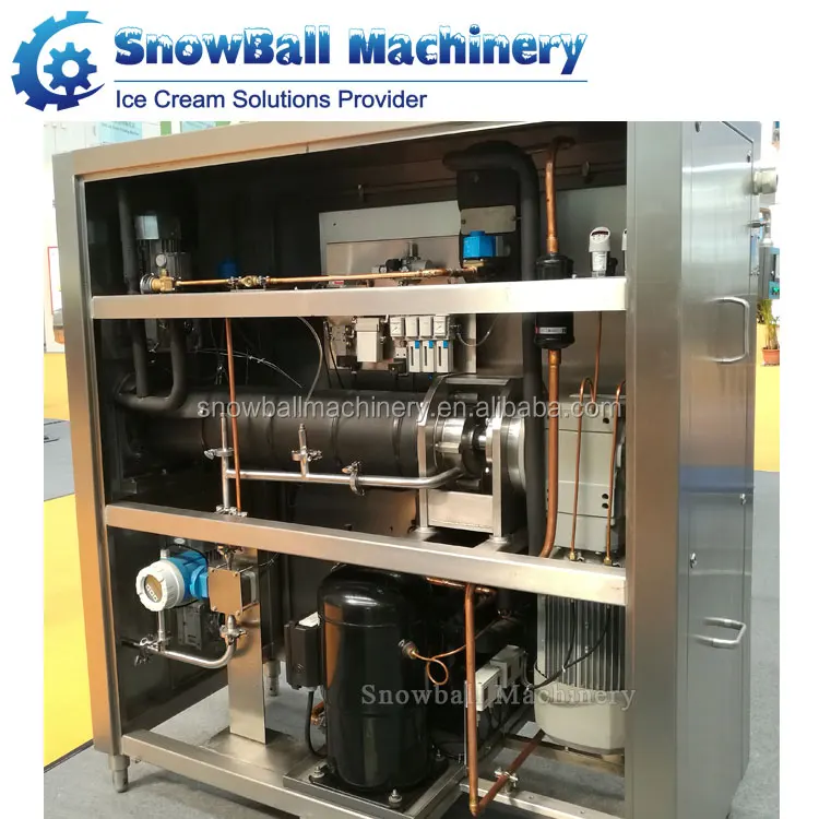 Small Scale Production Machine 50L Ice Cream Continuous Freezer for Ice Cream Plant
