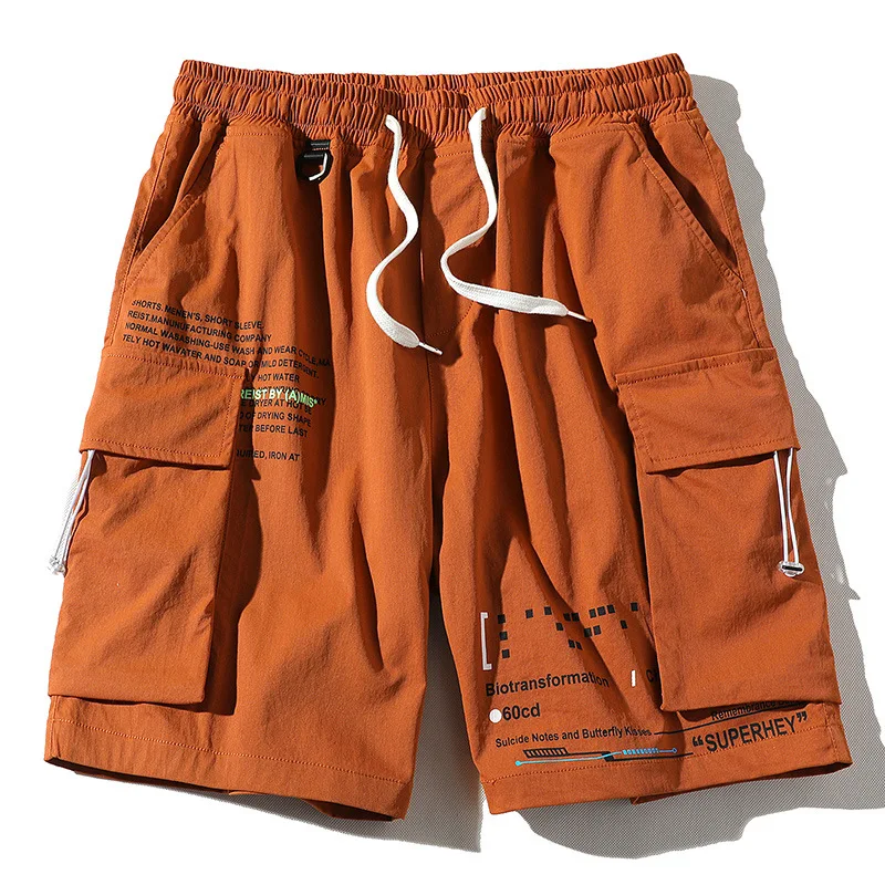 Plus Size Heavy Cotton Hersteller Custom Knit Cargo Shorts Set Herren Blank Shorts945_voghion.com