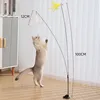 Double wire suction cup cat toy