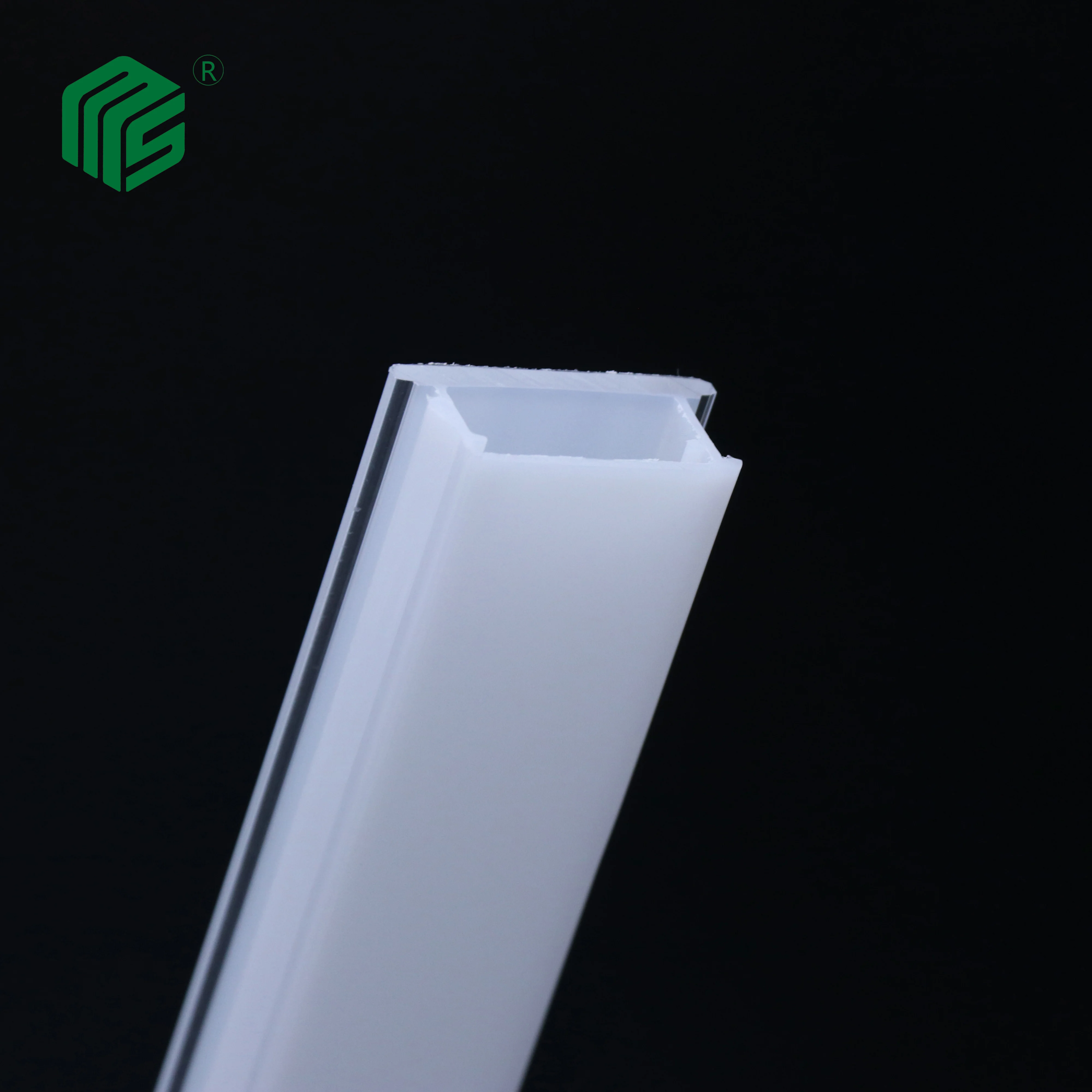 Extruded Frosted Opal clear Acrylic Profiles for Led Lighting