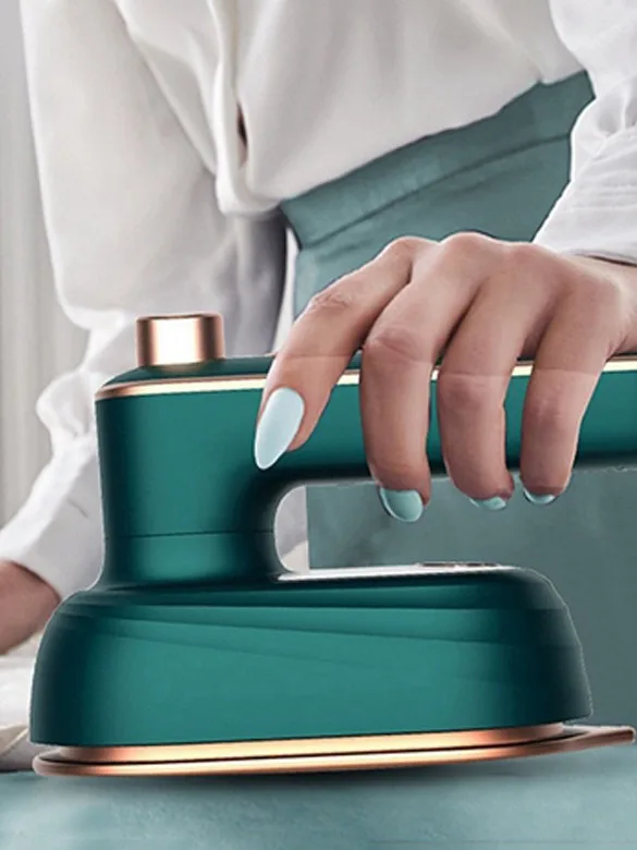 Upgrade Portable Mini Ironing Machine 180 Rotatable Handheld Steam Iron