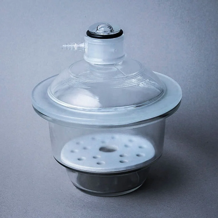 Лабораторная посуда осушитель янтарного стекла с вакуумом 300