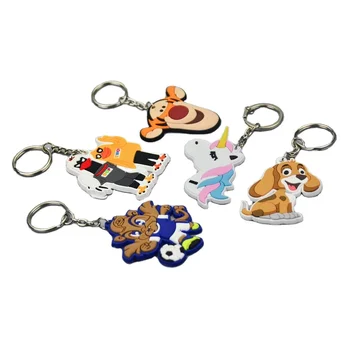 2022 Wholesale Custom Cheap Hot Sell 3d Soft Pvc Rubber Silicone Key Ring