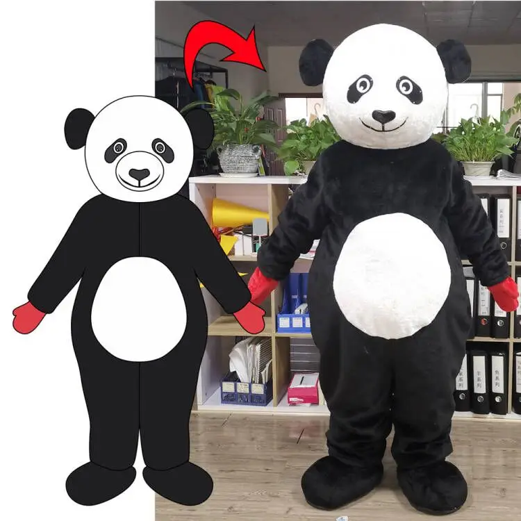Fantasia Urso Pelúcia Adulto Erkangsm - 180cm Zíper Duplo Halloween