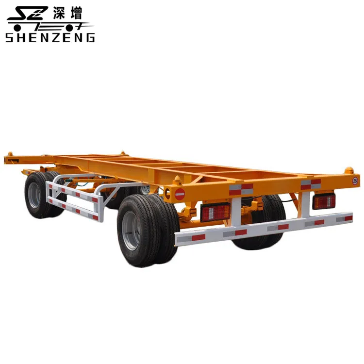 Truck Trailer Use 2 Axle Container Trailer Chassis for Sale