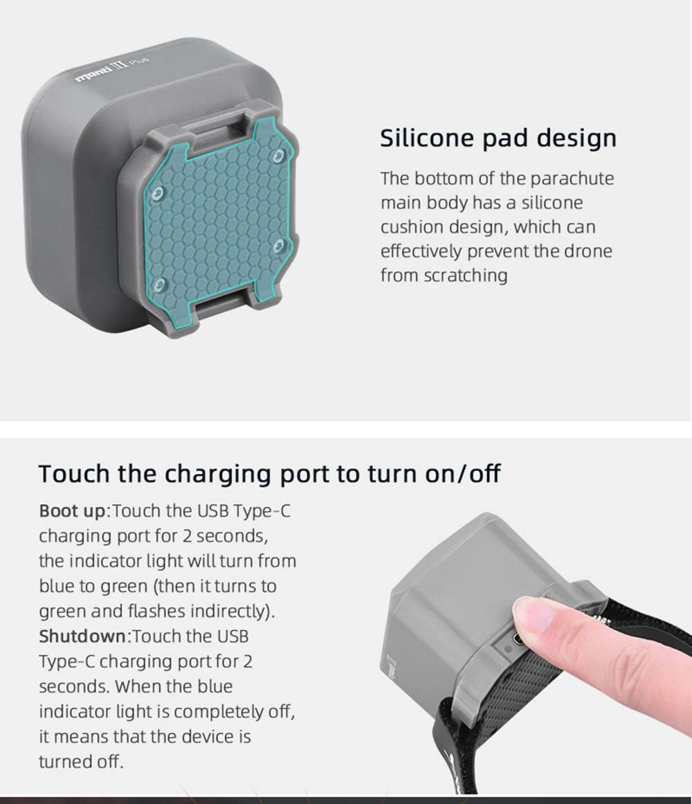 Sky Fly Flight Safety Parachute For Dji Mavic 2 3 Pro Zoom Air 2 2s