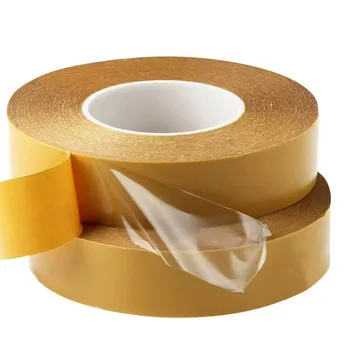 PET Film Double Sided Acrylic Water Glue Strong Adhesive Tape for Masking for Sealing Courier Bags
