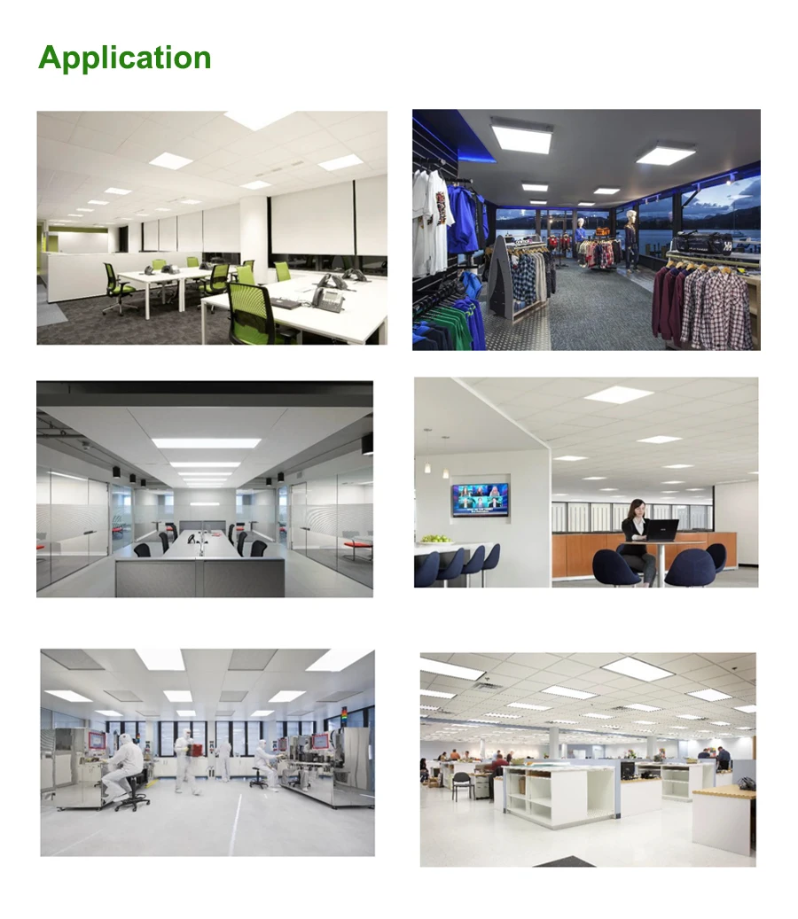 Etl Dlc 5.1 Premium Led Panel Light 2x2' 2x4' Surface Mounted Square