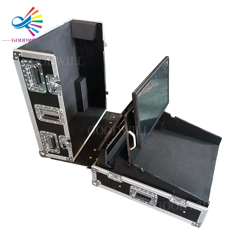 Goodwill Customized Flight Road Case for 1pcs 22'' Screen OnPC and Command Wing OEM Support