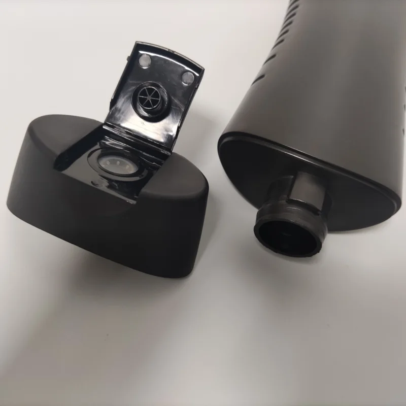 Custom 400ml Hdpe Shampoo Shower Gel Plastic Bottles Hair Conditioner Flat Cosmetic Packaging Container