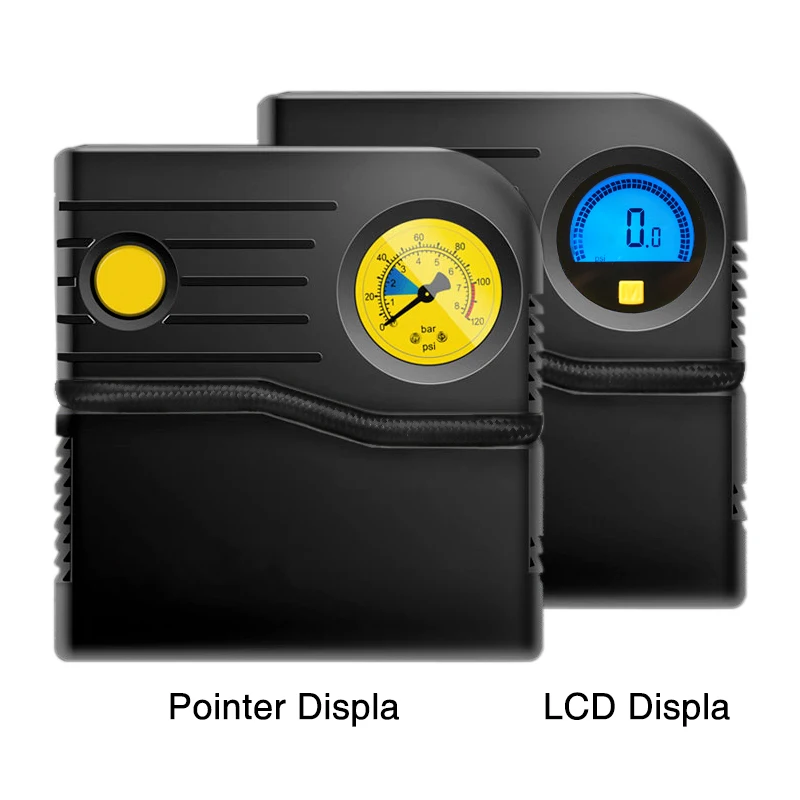 Портативный воздушный насос для автомобильных шин 12 В постоянного тока