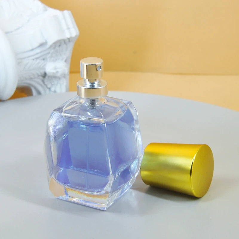 新デザイン 45ml ひし形 香水スプレー ガラスボトル ミストスプレー