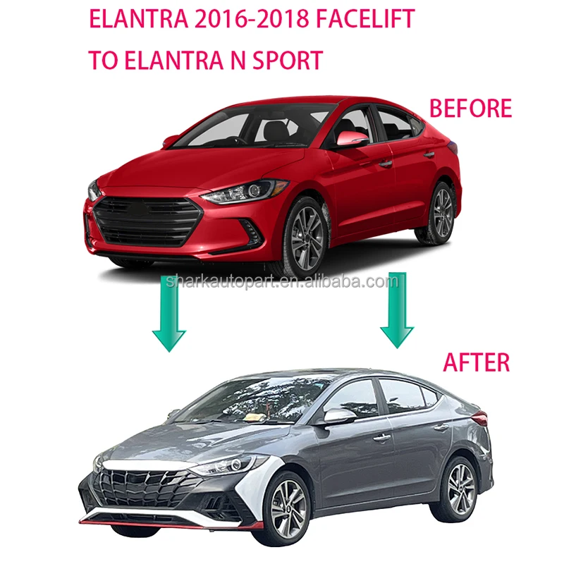 Facelift Bodykit Body Kit For Elantra 2015 2016 2017 2018 Buy Elantra