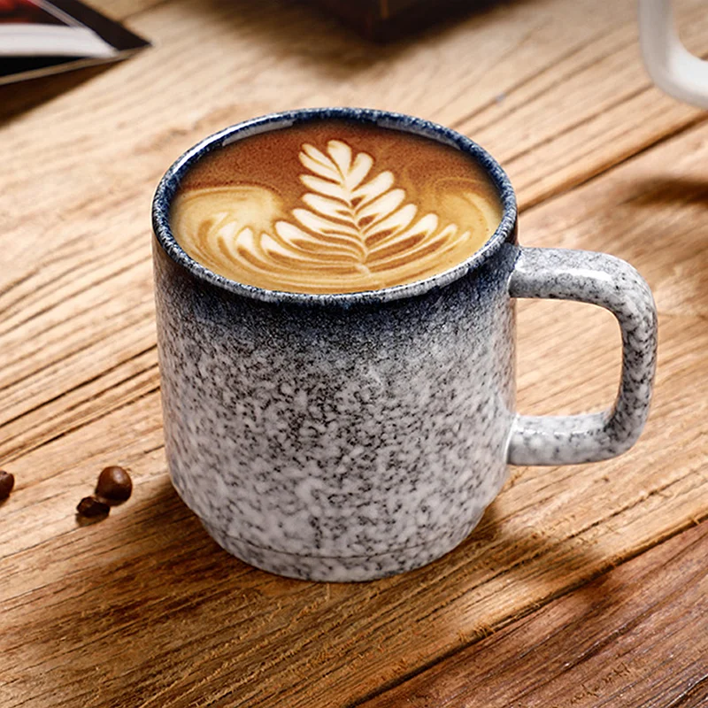 Ecocoffee Japan-Style Ceramic Mugs - 10 Oz Tea & Coffee Cups