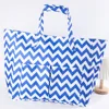 Olas azules y blancas