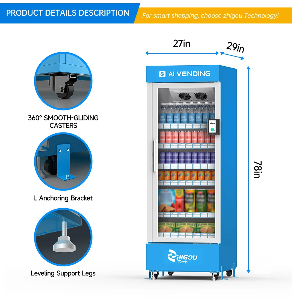 Vending Machine Touchscreen Compressor, SDK, 5G/Wi-Fi - detail 4