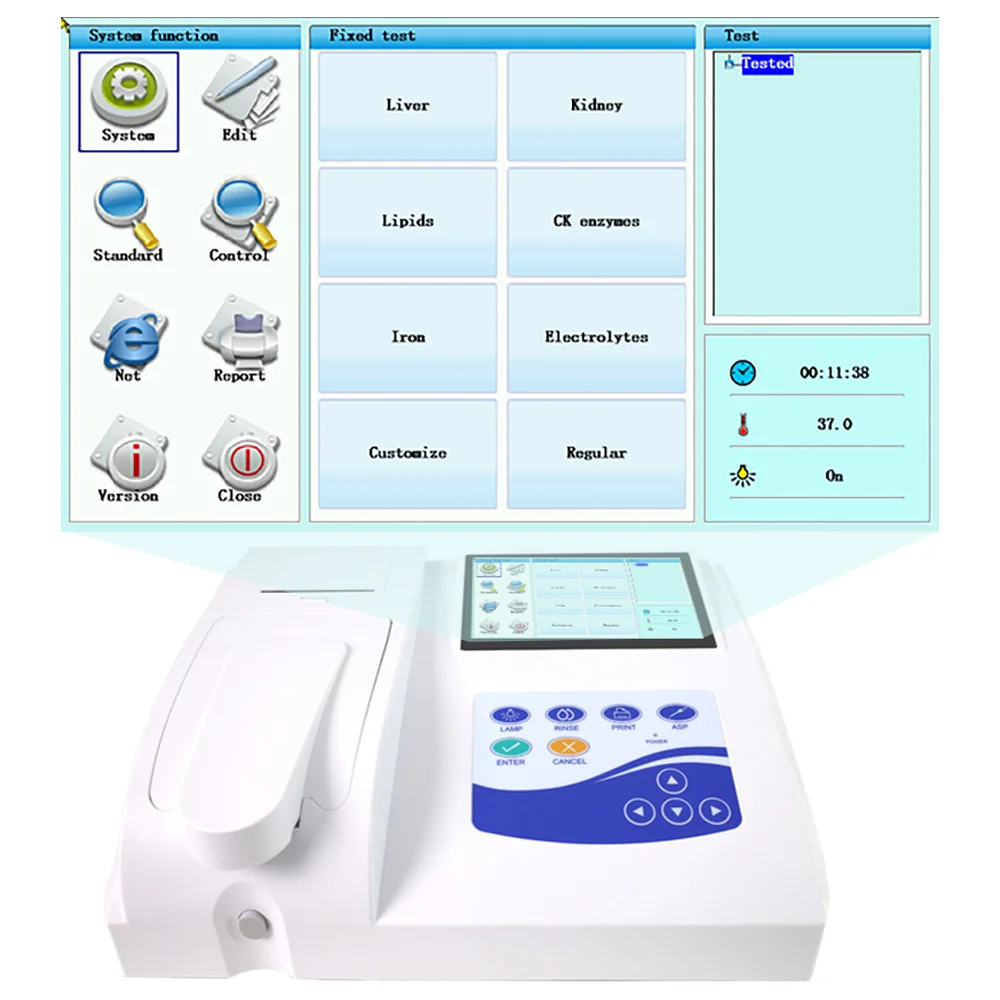 Contec BC300 Human Semi Automatic Biochemistry Analyzer in Vitro Diagnostics
