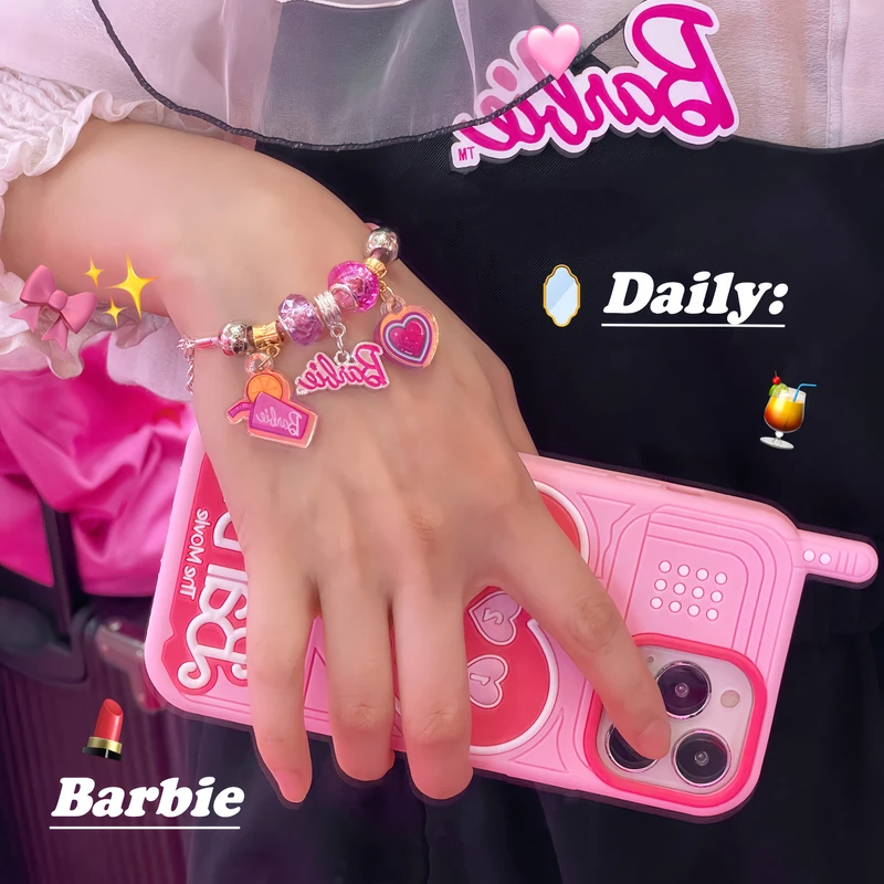 2023 New Design 3D Barbie Silicone Phone Case For For i11 i12 i13 i14 i15 Phone Accessories