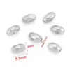 Steel color - length 6.5x4mm