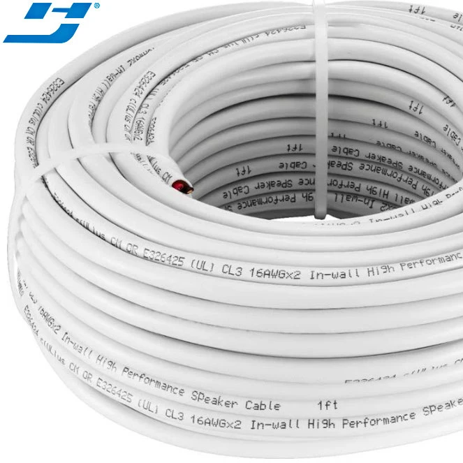 12awg 14awg 18awg 2 Core Ofc Shielded Speaker Cable For Inwall Cl2 2