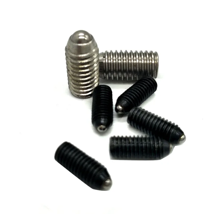 Wholesale Black Grade 12.9 Steel Hex Socket Allen Spring Ball Plunger Grub Bolt M3 M4 M5 M6 M8 M10 M12 M16 Point Set Screw
