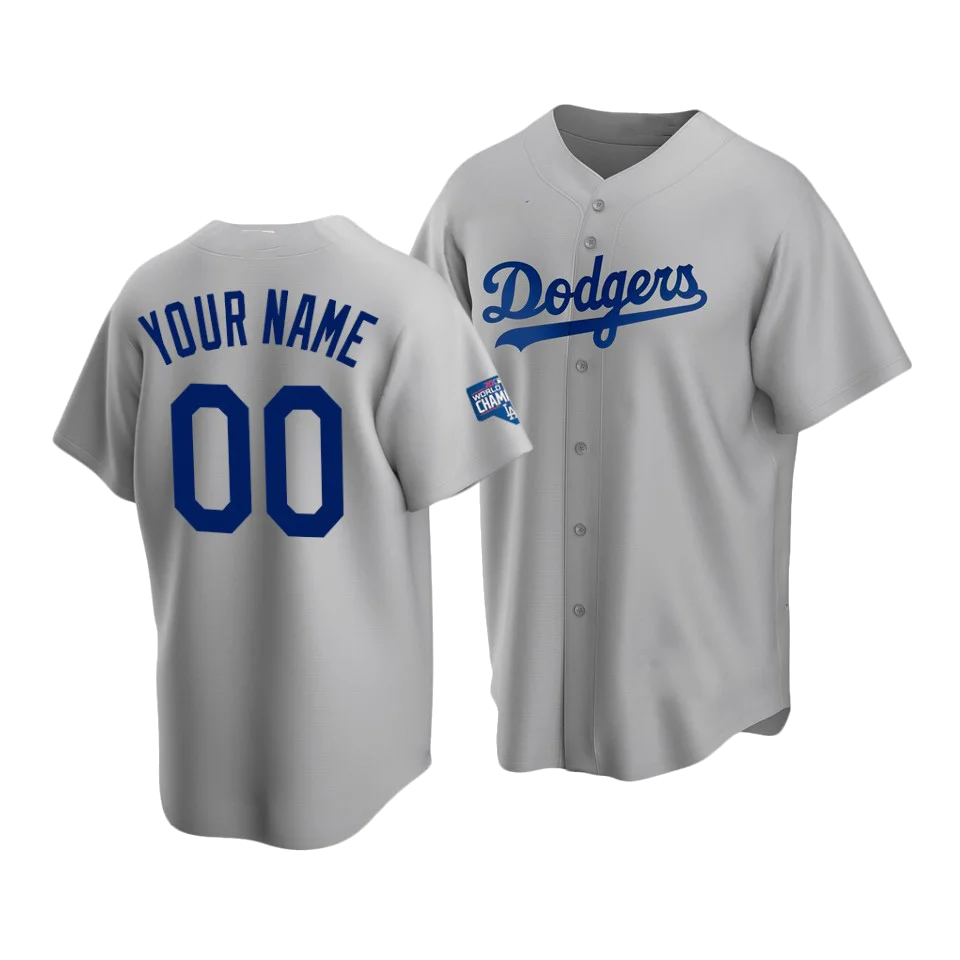 MEN'S DODGERS WORLD SERIES 2020 GOLD JERSEY - ALL STITCHED - Vgear
