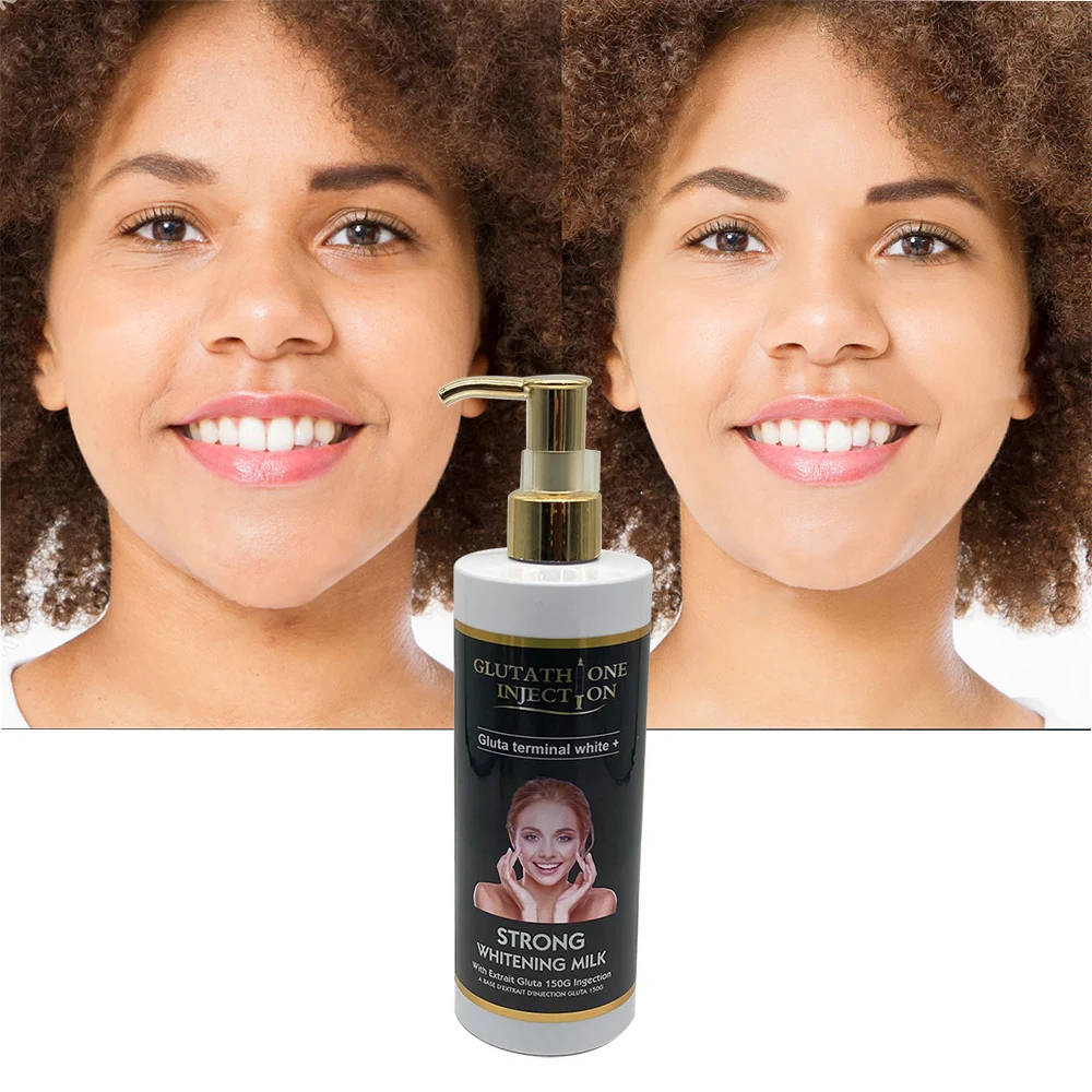 glutathione strong whitening milk Glutathio with Vitamines C Gluta Terminal White Strong Whitening Milk 350ml  Body Lotion for Remove Acne&Dark Spots