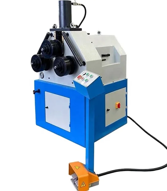 small size Electric Hydraulic Profile and Pipe rounding Bending Machine Round bender Section bar Bending Machine RBM30HV