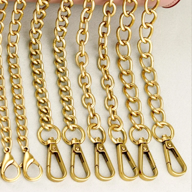 Metal Flat Byzantine Necklace Twisted 