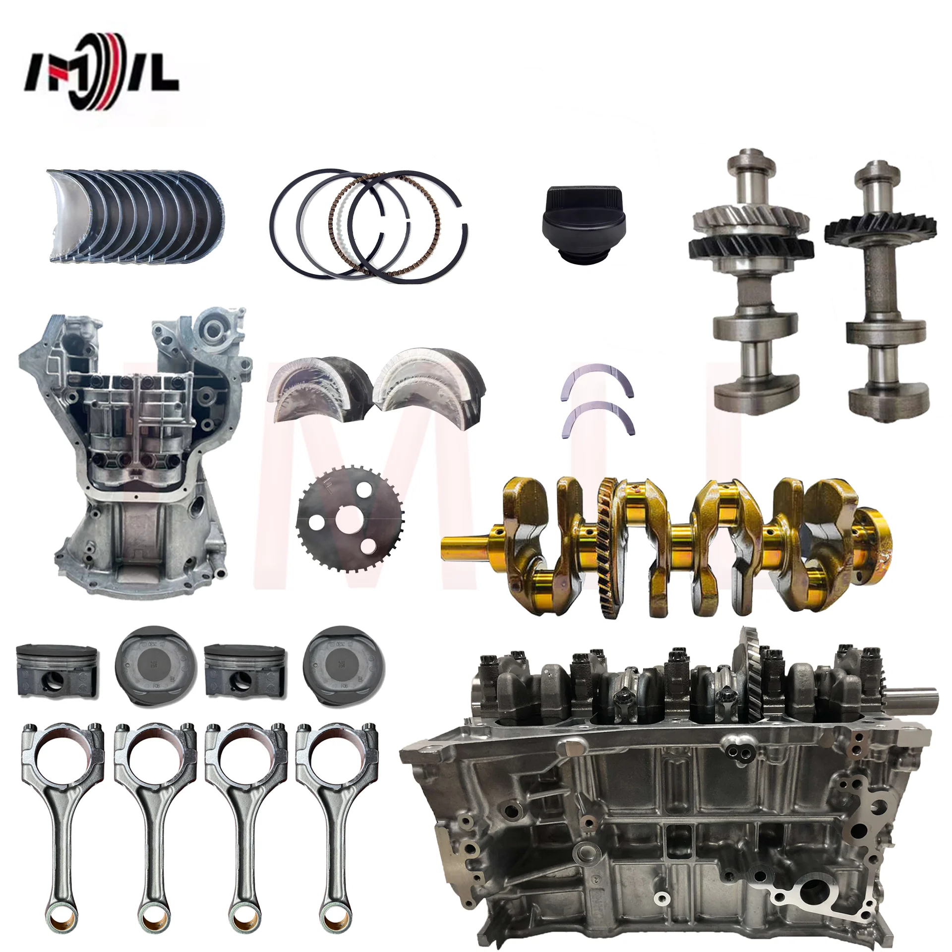 IMIL Master Cylinder Assembly for Toyota Alphard Vellfire Camry Saloon Mark X Zio Matrix 2AZ-FE Cylinder Heads Semi-Assembly