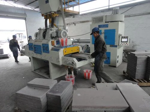 Granite Ceramic Floor Tile Oxford Paving Blocks Marble Stone Surface Roughness Shot Blasting Machine