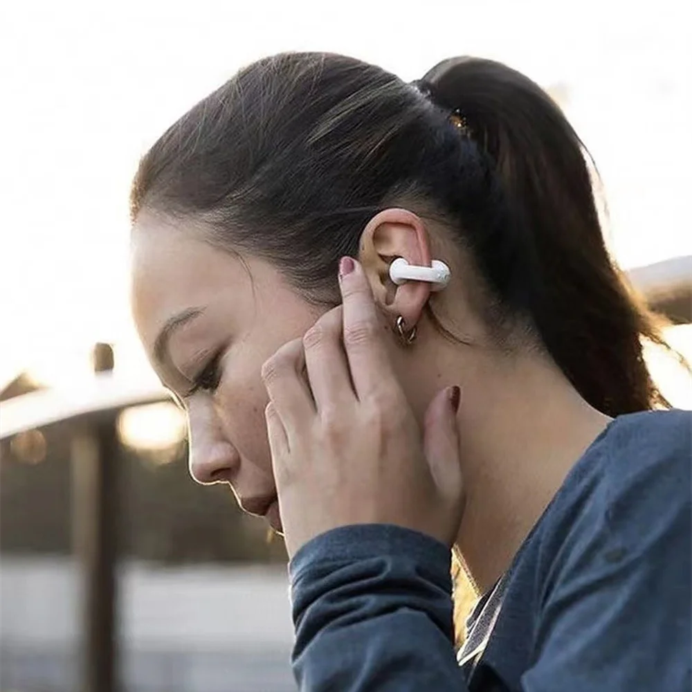 Sound Earcuffes Upgrade Pro Earring Wireless Earphones TWS Ear Hook Bone Conduction Earphone  Ear Clip on Ear Earring for Ambie