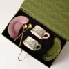 Caja de regalo colorida de jazmín verde rosa-260ml-12