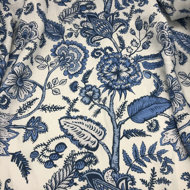 Льняная ткань для школьные блузы и рубашки девочек; Принт нестандартной конструкции 160gsm 100% чистый выбрать из существующих или по индивидуальному заказу ровного одного цвета