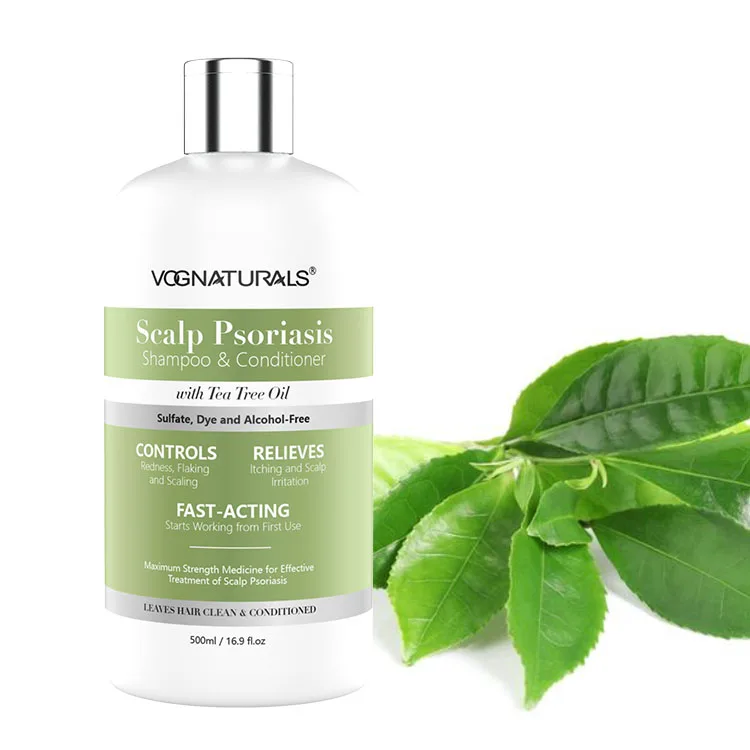Private Label Nourishing Antifungal Tea Tree Oil Shampoo for Scalp Psoriasis Folliculitis Seborrheic Dermatitis Effective