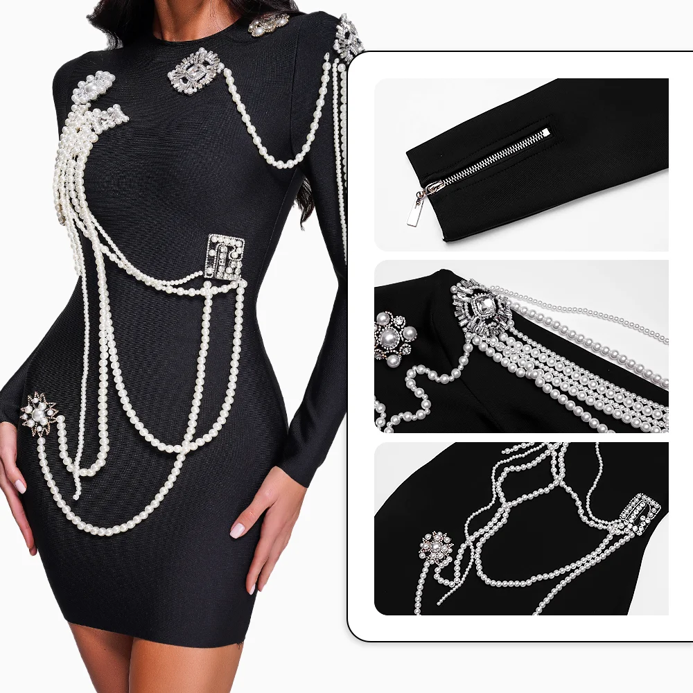 green emerald velvet dress Fall autumn sexy off-shoulder classic black feather top dress