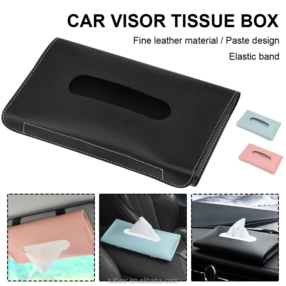 car tissue box car sun visor
