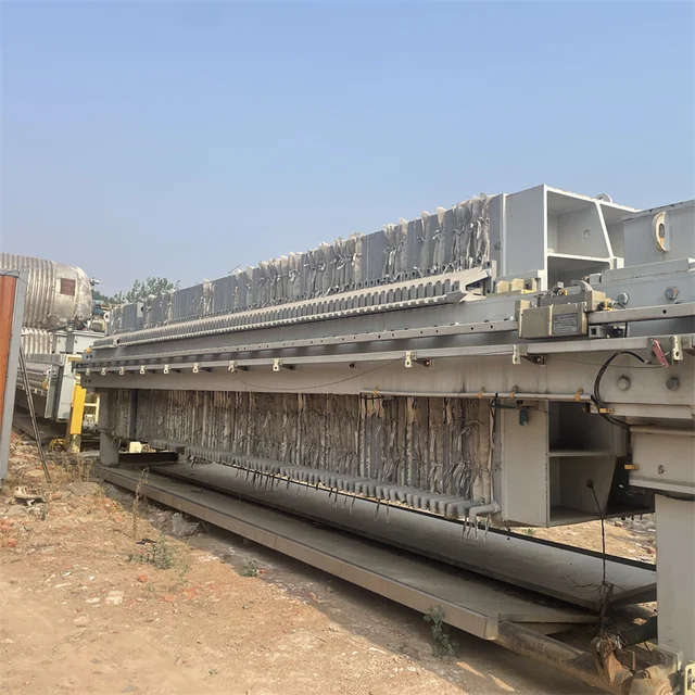 Second-hand box-type filter press, industrial 300-square-meter filter press