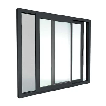 China Customized Double Glazed Balcony Window Casement House Windows Aluminum Frame Doors and Windows