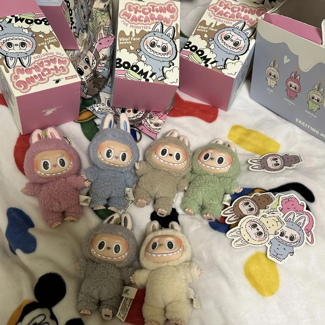 ⭐️ cu⭐️labubu macaron1箱(1個) 1:1High Quality Labubu Blind Box Popmart Macaron 1nd series