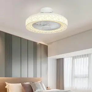 Intelligent Fan Lighting Remote Control Invisible 60W Ceiling Fans with Chandelier Lights
