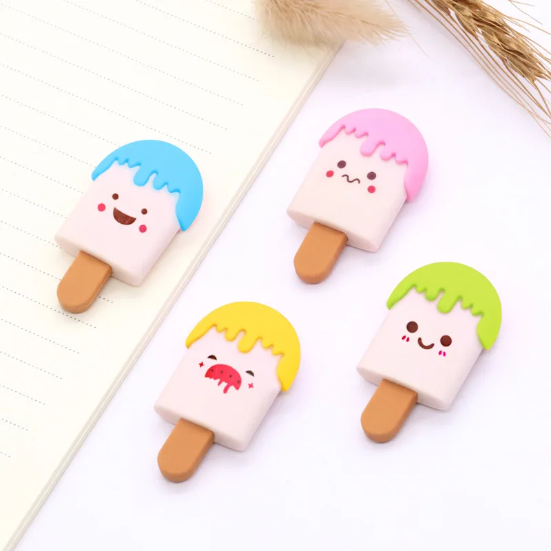 Супер милый ластик для мороженого Топпер канцелярские принадлежности студентов забавные школьные с